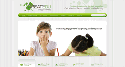 Desktop Screenshot of createdu.org