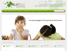 Tablet Screenshot of createdu.org